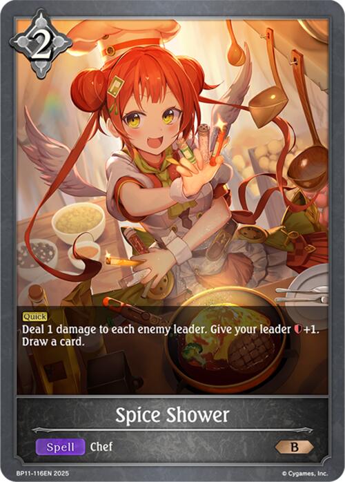 Spice Shower (BP11-116EN) [BP11: Bullet of Fate]