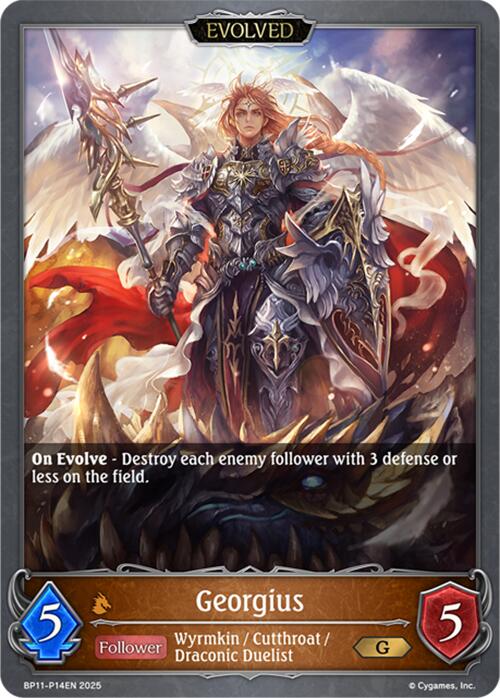 Georgius (Evolved) - P14 (Foil) (BP11-P14EN) [BP11: Bullet of Fate]