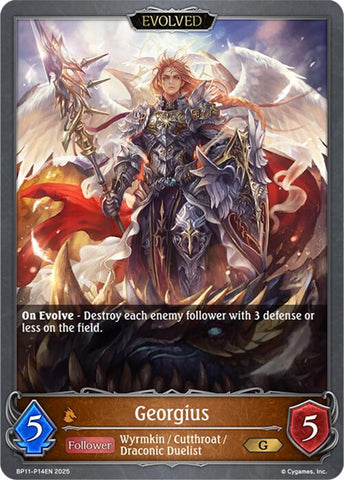 Georgius (Evolved) - P14 (Foil) (BP11-P14EN) [BP11: Bullet of Fate]