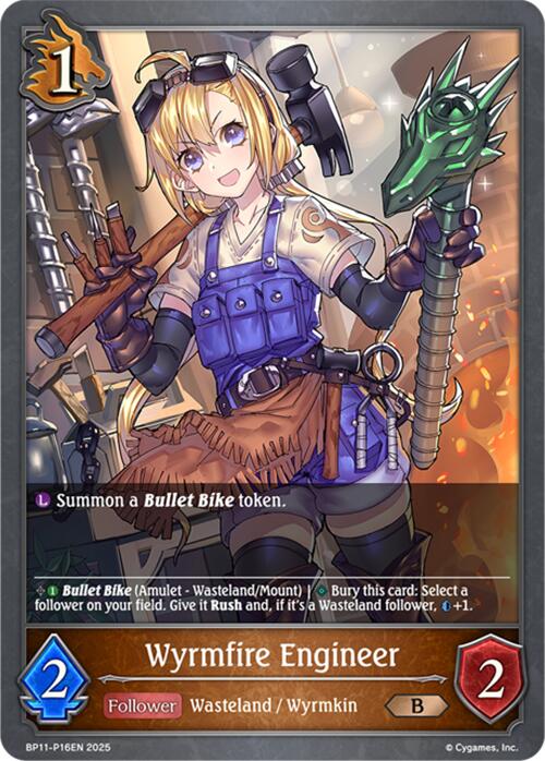 Wyrmfire Engineer - P16 (Foil) (BP11-P16EN) [BP11: Bullet of Fate]
