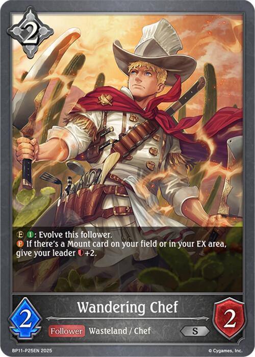 Wandering Chef - P25 (Foil) (BP11-P25EN) [BP11: Bullet of Fate]