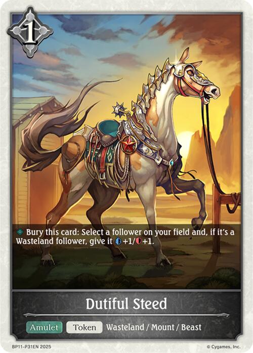 Dutiful Steed - P31 (Foil) (BP11-P31EN) [BP11: Bullet of Fate]