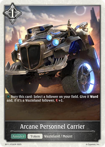 Arcane Personnel Carrier - P33 (Foil) (BP11-P33EN) [BP11: Bullet of Fate]