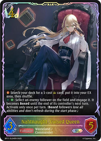 Nahtnaught, Cursed Queen (BP11-SL04EN) [BP11: Bullet of Fate]