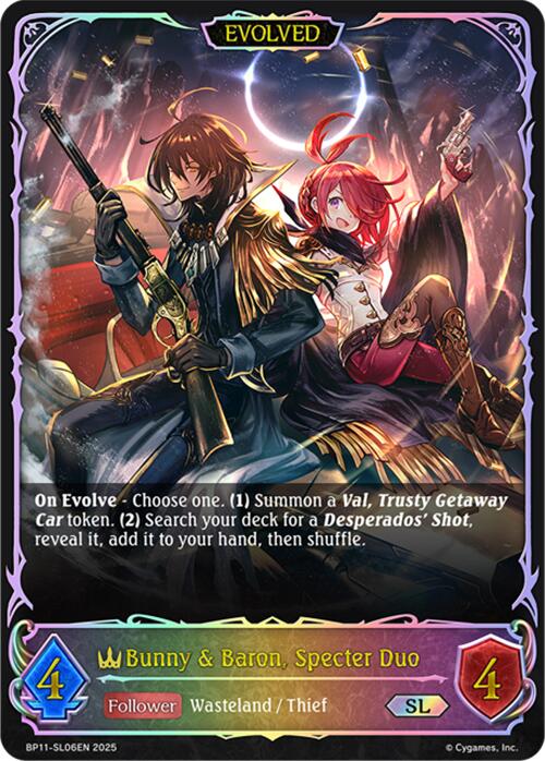 Bunny & Baron, Specter Duo (Evolved) (BP11-SL06EN) [BP11: Bullet of Fate]