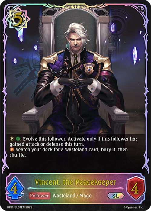 Vincent, the Peacekeeper (BP11-SL07EN) [BP11: Bullet of Fate]