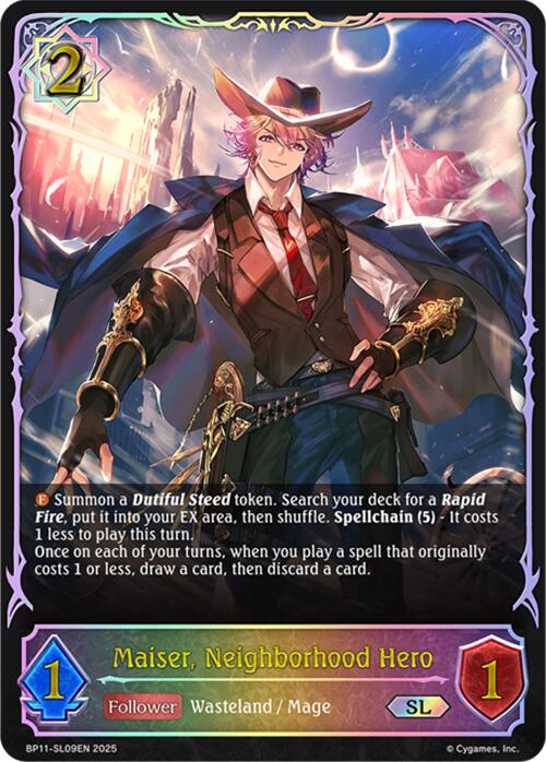 Maiser, Neighborhood Hero (BP11-SL09EN) [BP11: Bullet of Fate]