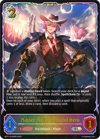 Maiser, Neighborhood Hero (BP11-SL09EN) [BP11: Bullet of Fate]