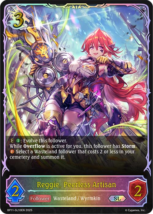 Reggie, Peerless Artisan (BP11-SL10EN) [BP11: Bullet of Fate]