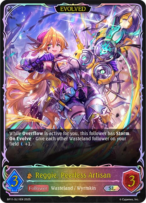 Reggie, Peerless Artisan (Evolved) (BP11-SL11EN) [BP11: Bullet of Fate]