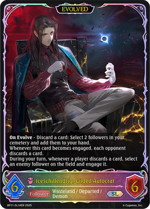 Iceschillendrig, Gilded Autocrat (Evolved) (BP11-SL14EN) [BP11: Bullet of Fate]