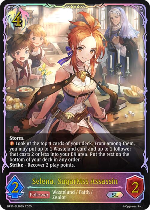 Selena, Sugarkiss Assassin (BP11-SL16EN) [BP11: Bullet of Fate]