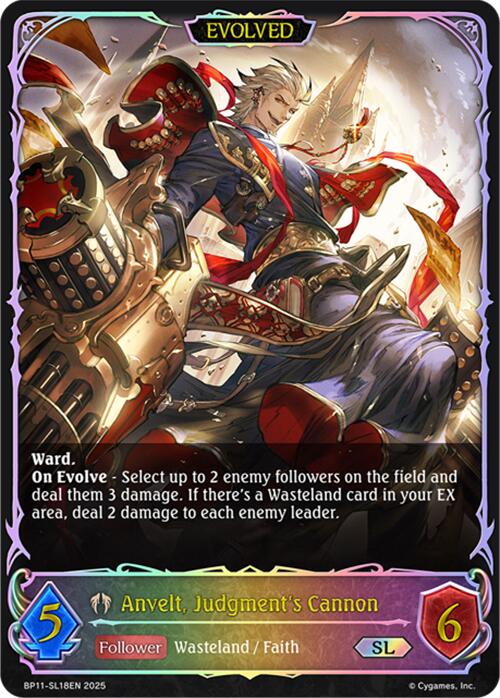 Anvelt, Judgment's Cannon (Evolved) (BP11-SL18EN) [BP11: Bullet of Fate]