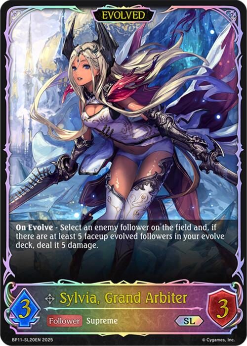 Sylvia, Grand Arbiter (Evolved) (BP11-SL20EN) [BP11: Bullet of Fate]