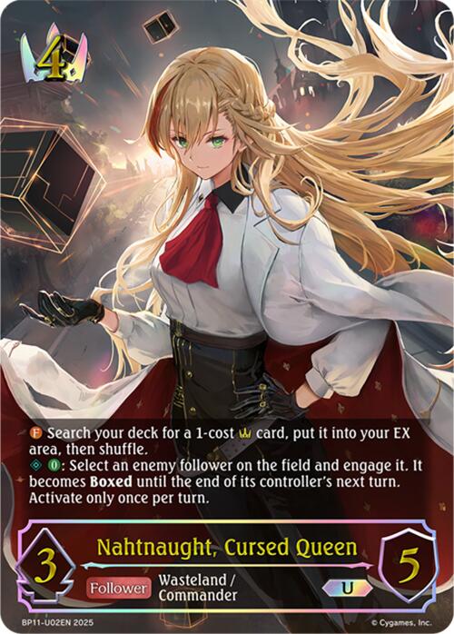 Nahtnaught, Cursed Queen (BP11-U02EN) [BP11: Bullet of Fate]