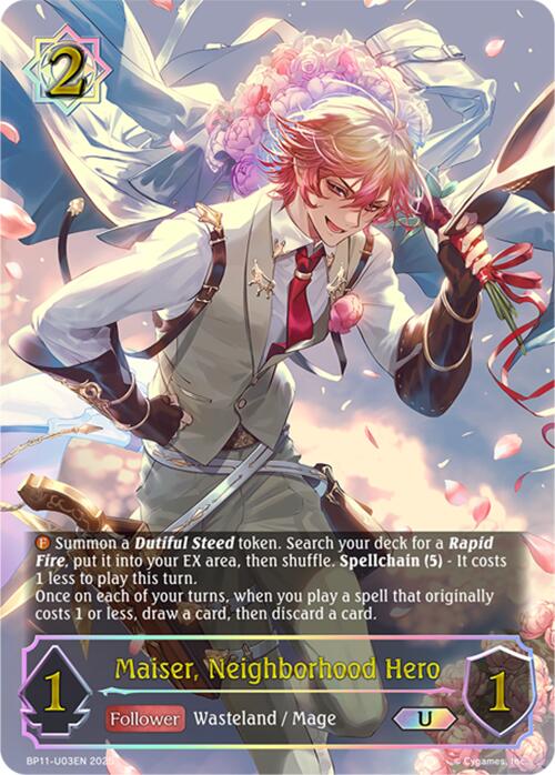 Maiser, Neighborhood Hero (BP11-U03EN) [BP11: Bullet of Fate]