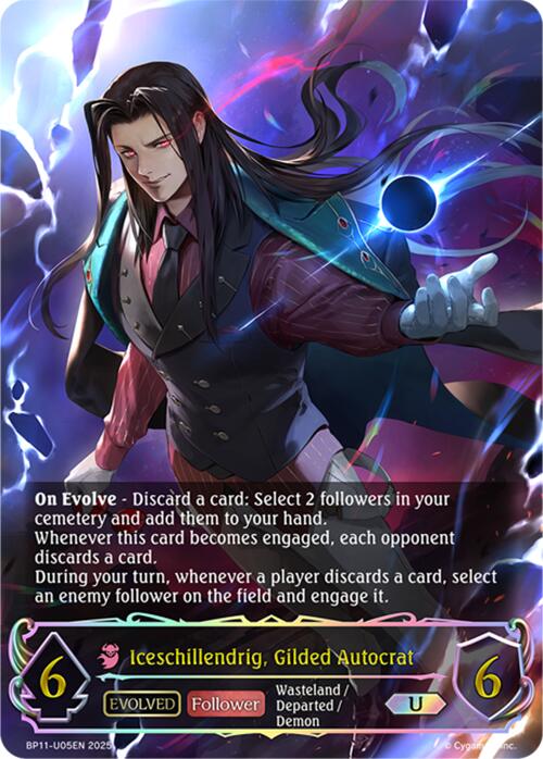 Iceschillendrig, Gilded Autocrat (Evolved) (BP11-U05EN) [BP11: Bullet of Fate]