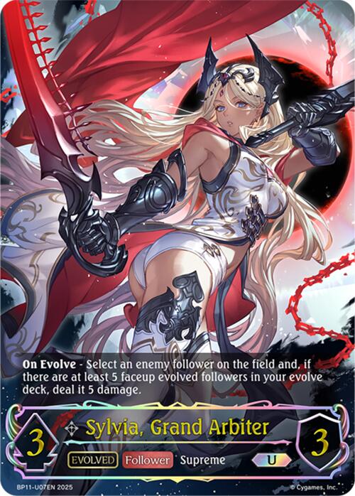 Sylvia, Grand Arbiter (Evolved) (BP11-U07EN) [BP11: Bullet of Fate]
