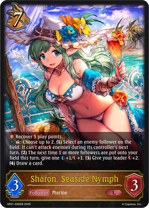 Sharon, Seaside Nymph (SP01-026EN) [Seaside Memories]