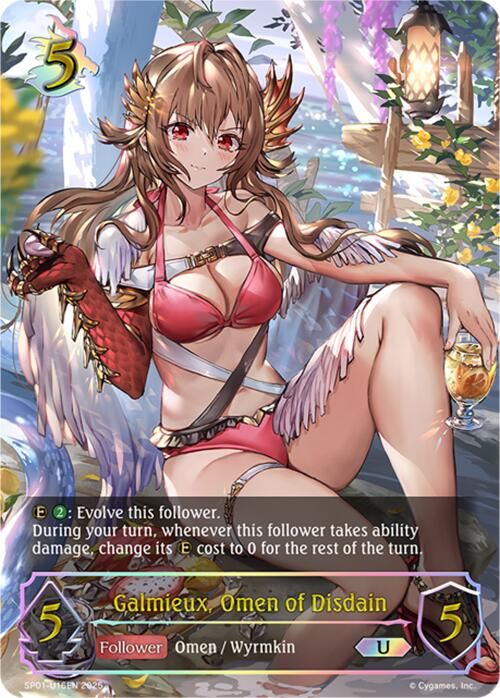 Galmieux, Omen of Disdain (U) (SP01-U16EN) [Seaside Memories]