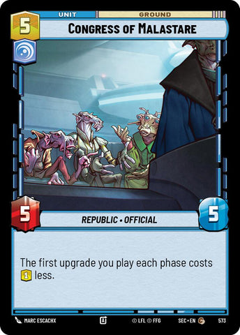 Congress of Malastare (574) (Foil) (574) [Secrets of Power]