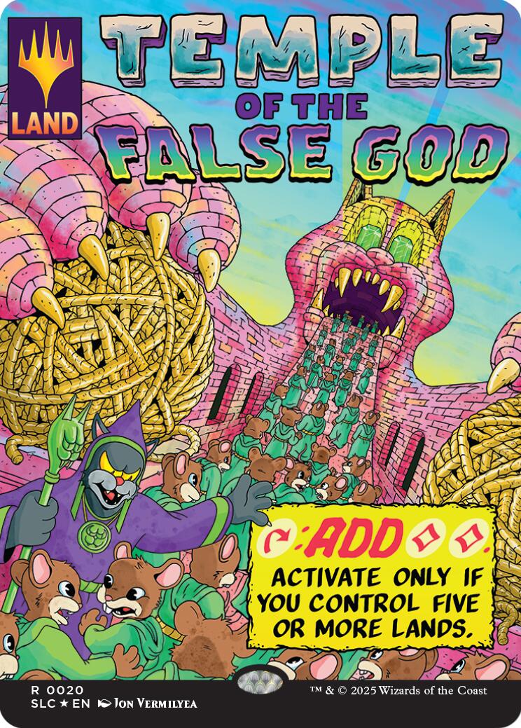 Temple of the False God (Halo Foil) [Secret Lair Countdown Kit]