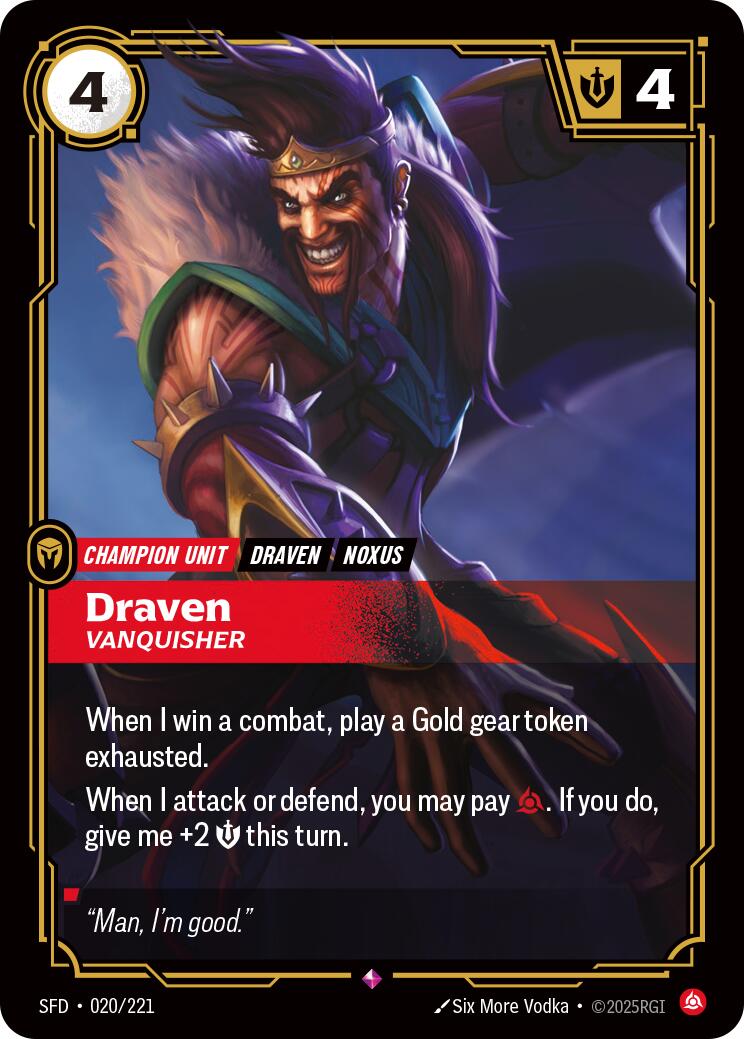 Draven - Vanquisher [SFD - 020/221]