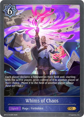 Whims of Chaos (BP13-043EN) [Dominion of Darkness]