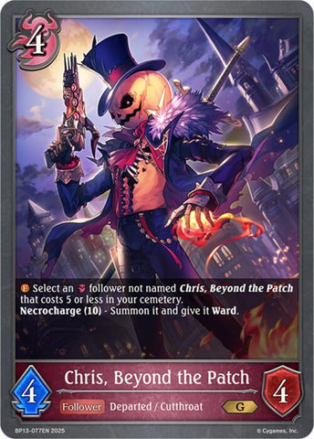 Chris, Beyond the Patch (BP13-077EN) [Dominion of Darkness]