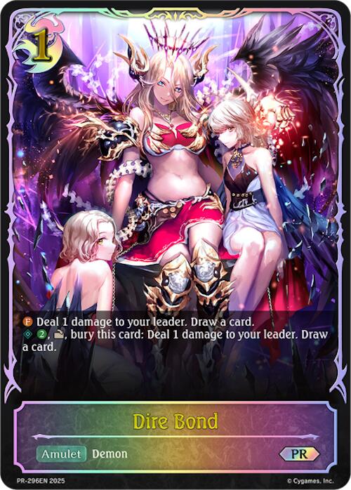 Dire Bond (PR-296) (PR-296EN) [Promotional Cards]