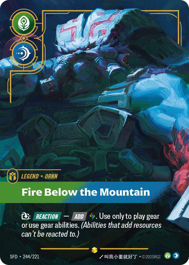Ornn - Fire Below the Mountain (Overnumbered) [SFD - 244/221]