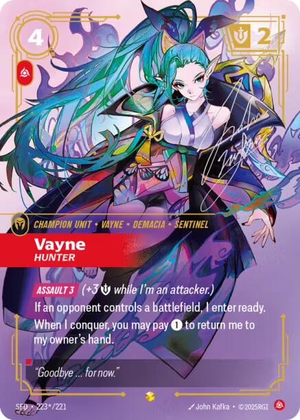 Vayne - Hunter (Signature) [SFD - 223*/221]