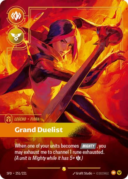 Fiora - Grand Duelist (Overnumbered) [SFD - 251/221]