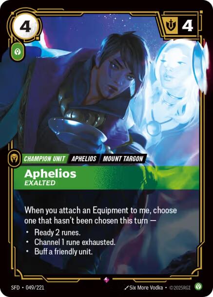 Aphelios, Exalted [SFD - 049/221]