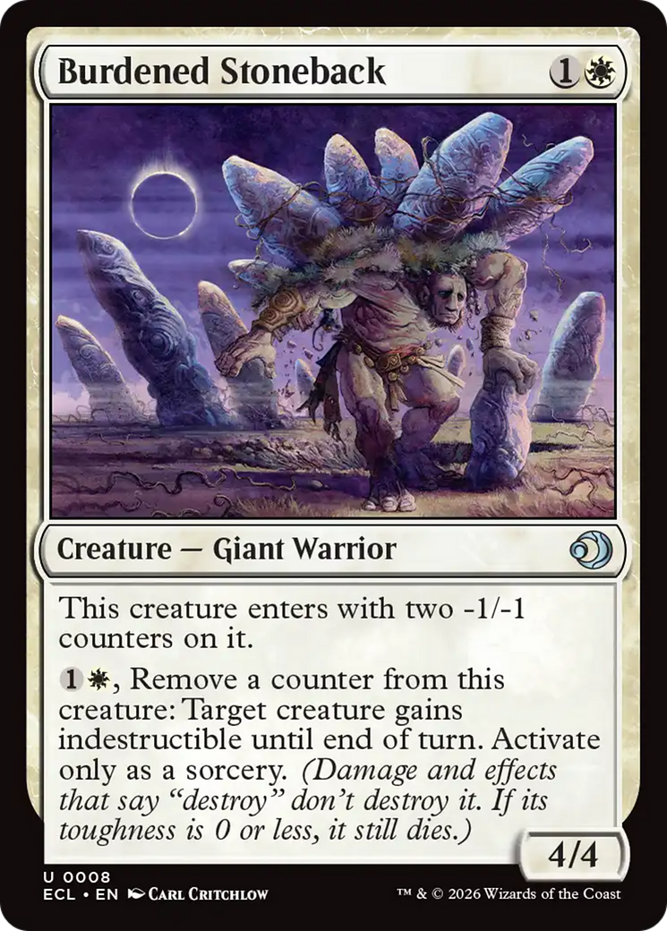 Burdened Stoneback [ECL - 8]