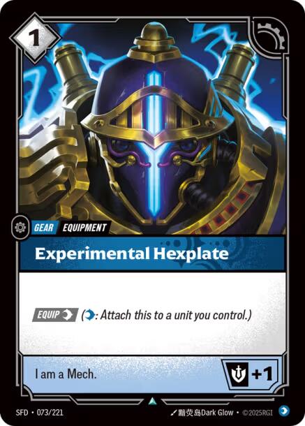 Experimental Hexplate [SFD - 073/221]