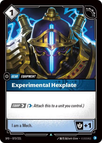 Experimental Hexplate [SFD - 073/221]