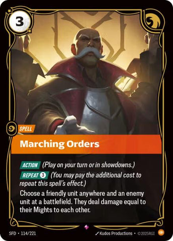 Marching Orders [SFD - 114/221]