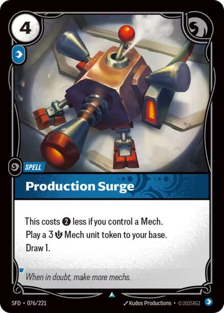 Production Surge [SFD - 076/221]