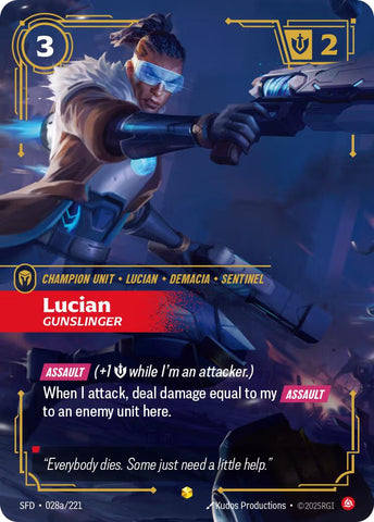 Lucian - Gunslinger (Alternate Art) [SFD - 028a/221]