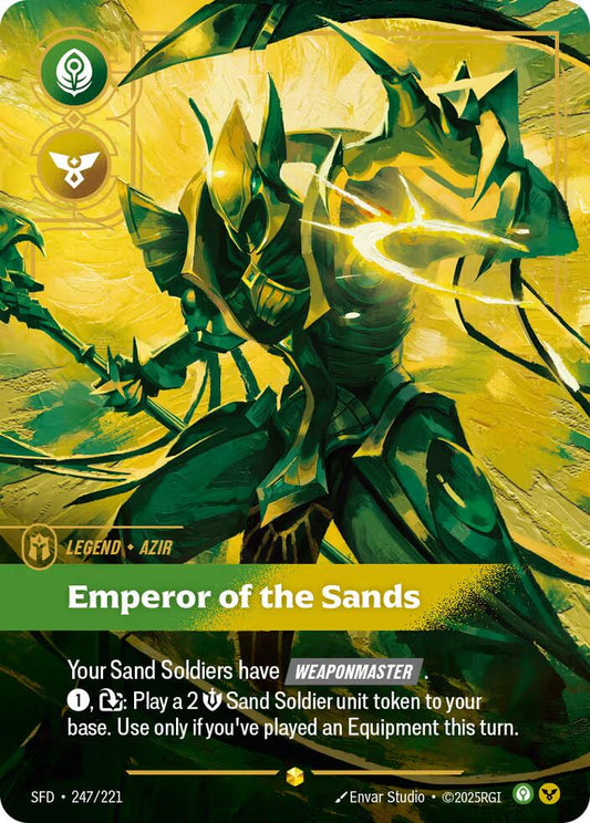 Azir - Emperor of the Sands (Overnumbered) [SFD - 247/221]