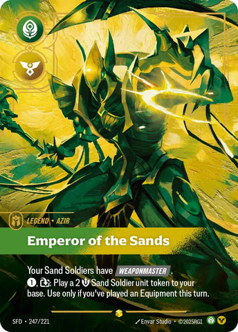 Azir - Emperor of the Sands (Overnumbered) [SFD - 247/221]