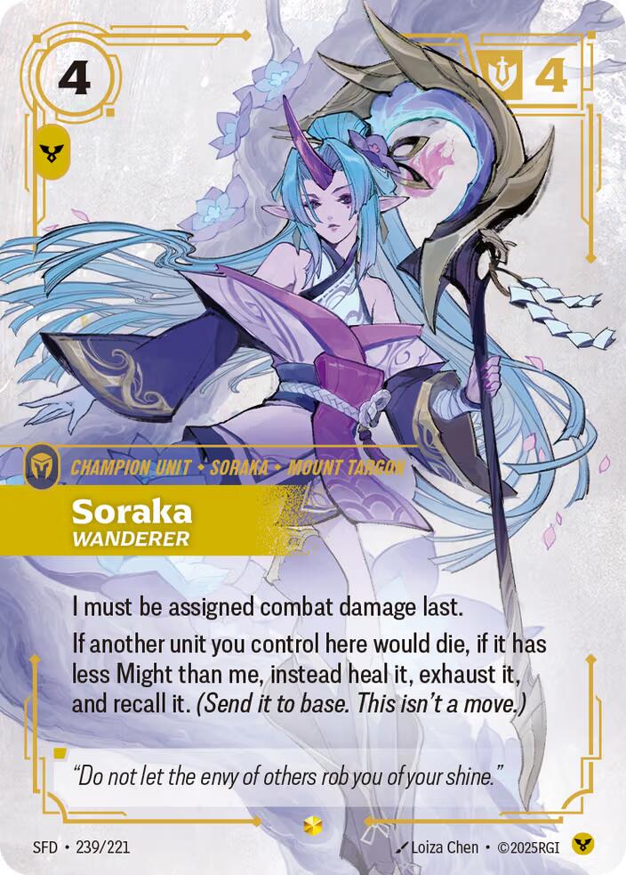 Soraka - Wanderer (Overnumbered) [SFD - 239/221]