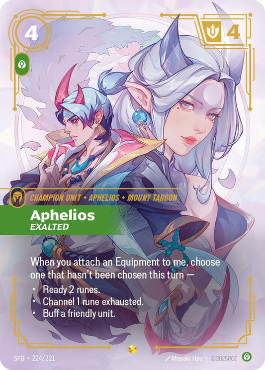 Aphelios - Exalted (Overnumbered) [SFD - 224/221]