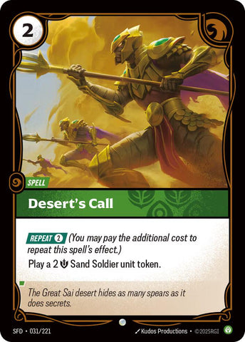Desert's Call [SFD - 031/221]