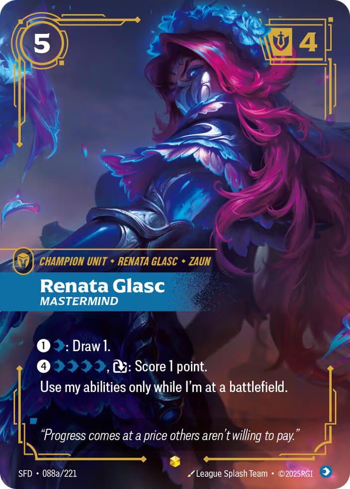 Renata Glasc - Mastermind (Alternate Art) [SFD - 088a/221]