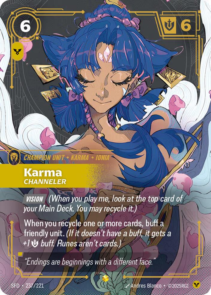 Karma - Channeler (Overnumbered) [SFD - 237/221]