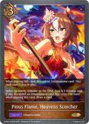 Pious Flame, Heavens Scorcher (ECP01-036EN) [Umamusume: Pretty Derby EX Crossover Set]