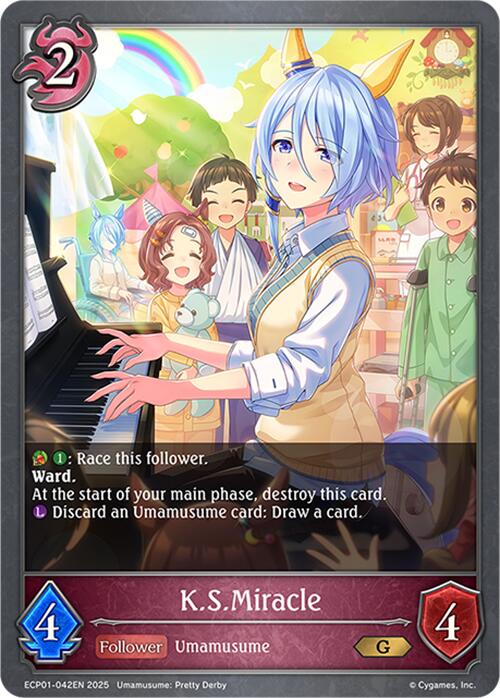 K.S.Miracle (ECP01-042EN) [Umamusume: Pretty Derby EX Crossover Set]