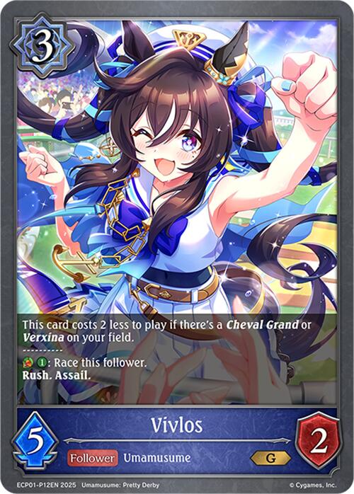 Vivlos - P12EN (Foil) (ECP01-P12EN) [Umamusume: Pretty Derby EX Crossover Set]